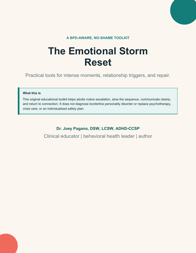 Cover of The Emotional Storm Reset